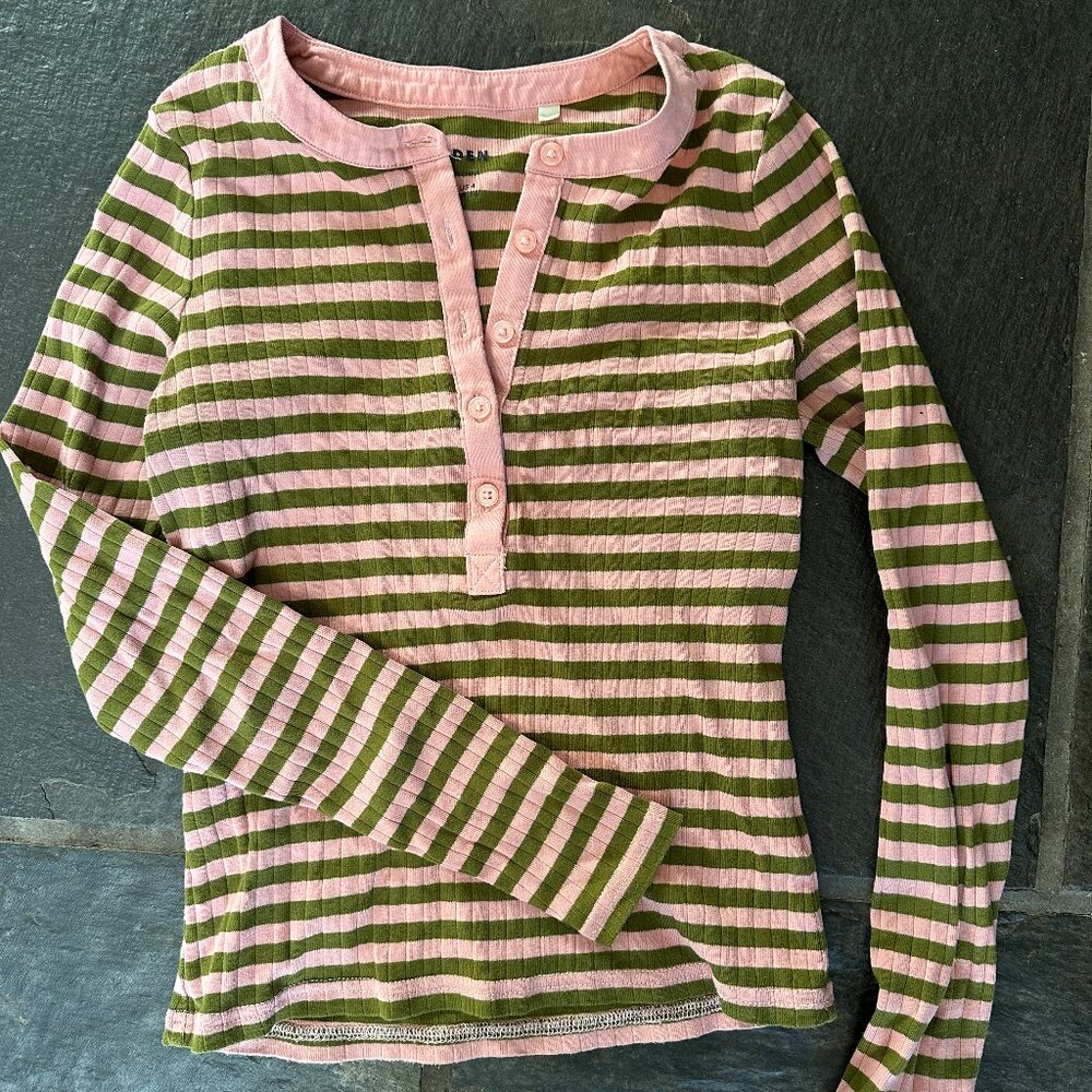 Boden ribbed Henley shirt